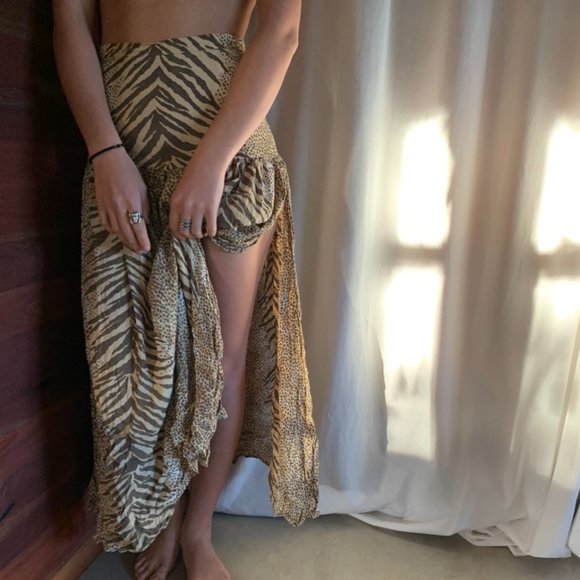 SOLD Spell Gypsy LOST SAVANNAH JUNGLE Skirt - Picture 4 of 9